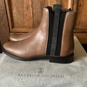 Brunello Cucinelli Ankle Boots, Size 37.5